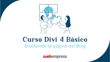 Curso Divi Básico - Diseñando la página del Blog