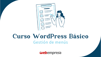Curso WordPress Básico - Gestión de Menús