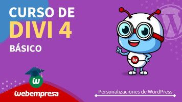 Curso de Divi 4 básico - Personalizaciones de WordPress