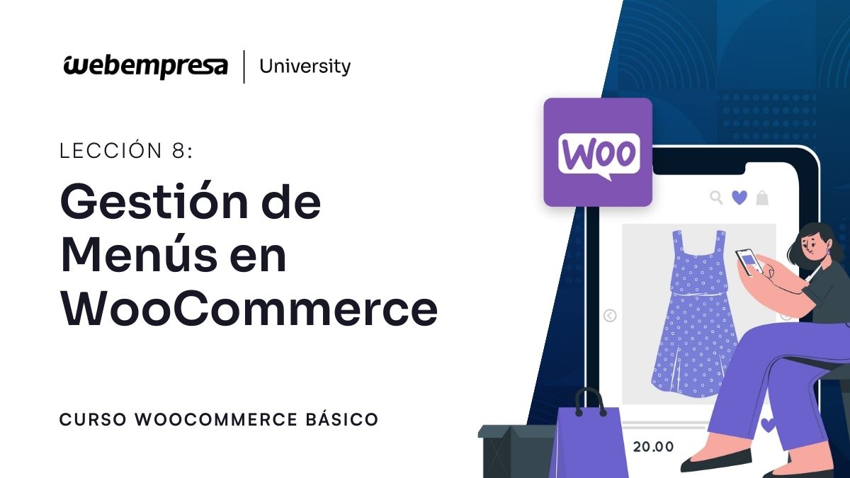 Curso WooCommerce Básico - Gestión de menús