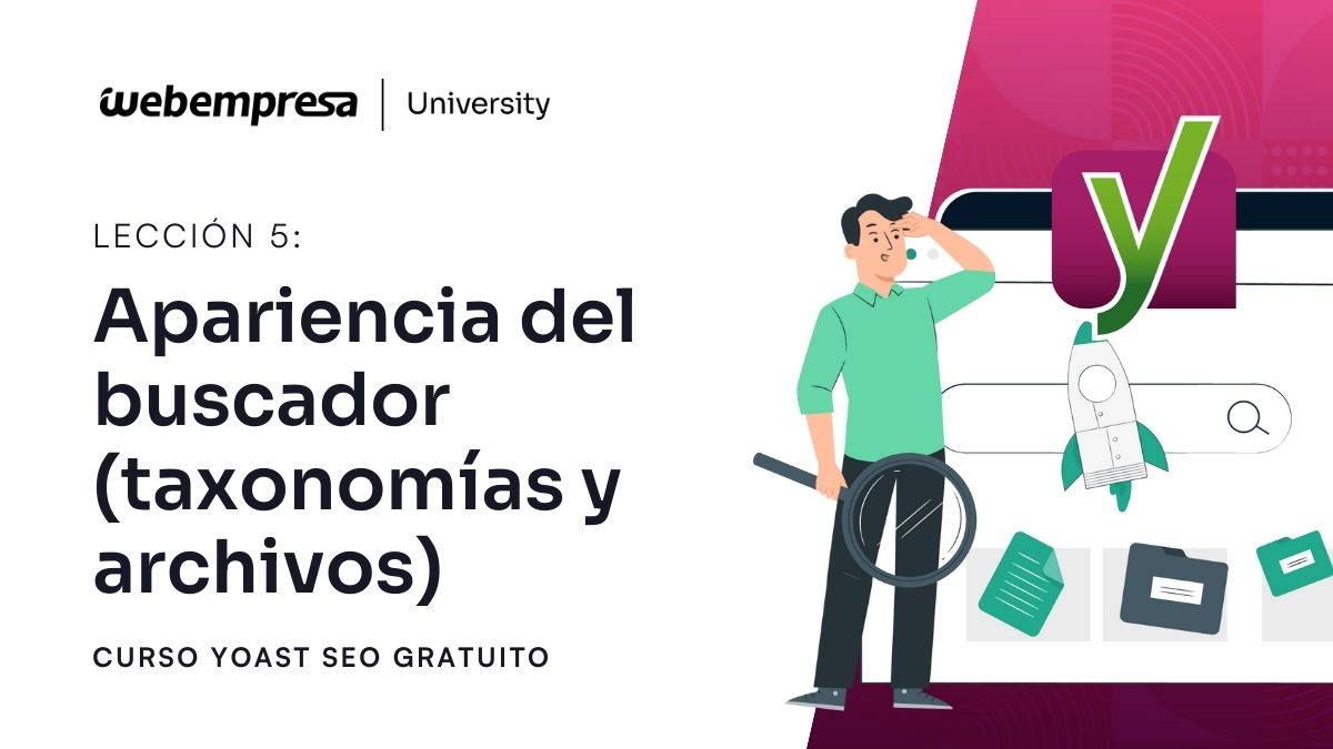 Curso Yoast SEO - Apariencia en el buscador - taxonomías y archivos