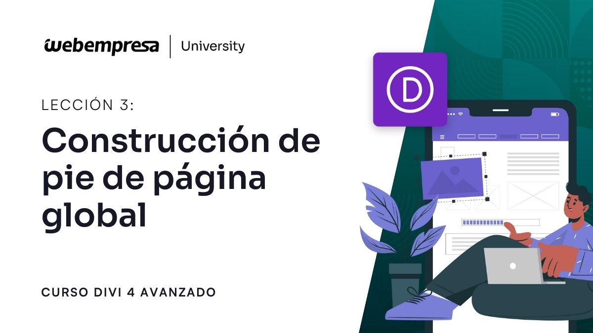 Curso Divi Avanzado - Construcción pie de página global