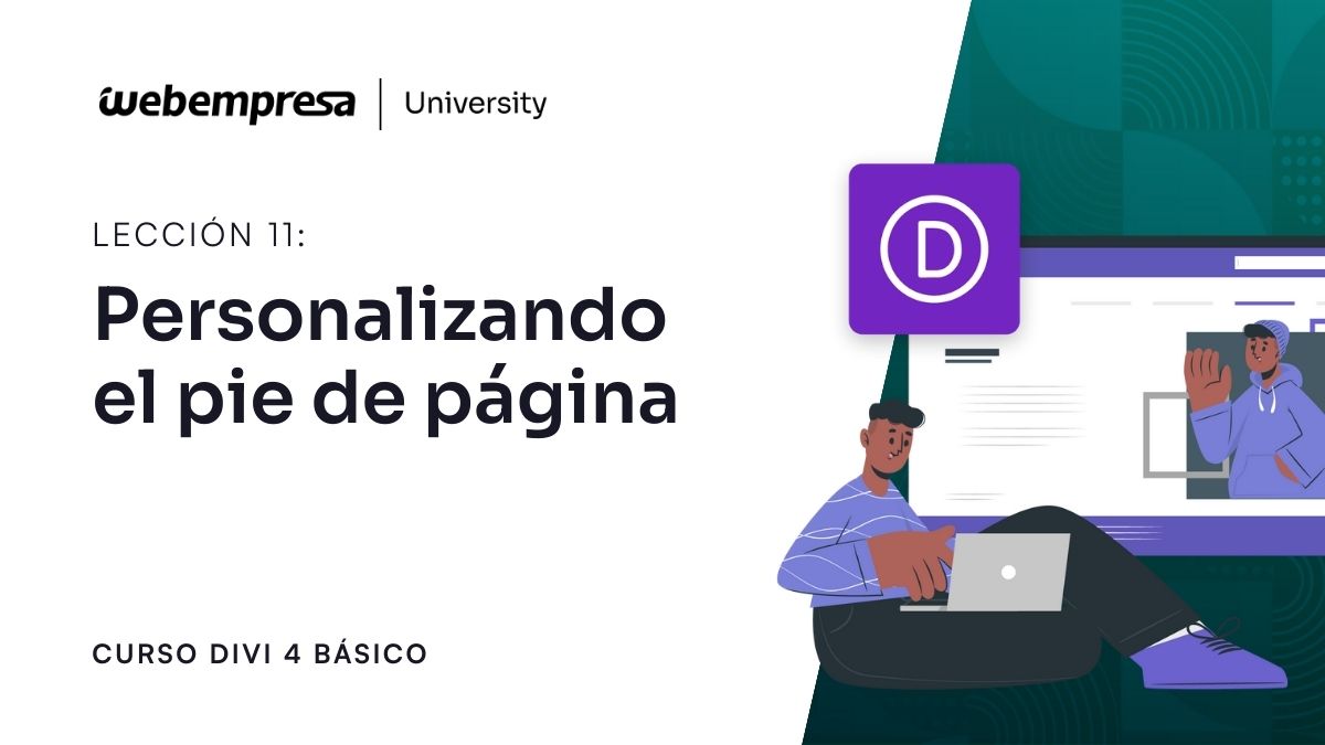 Curso Divi Básico - Personalizando el pie de página