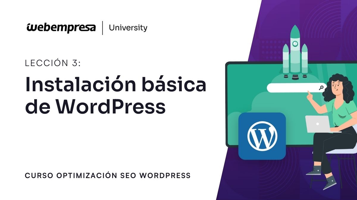 Curso Optimización SEO - Instalación básica de WordPress