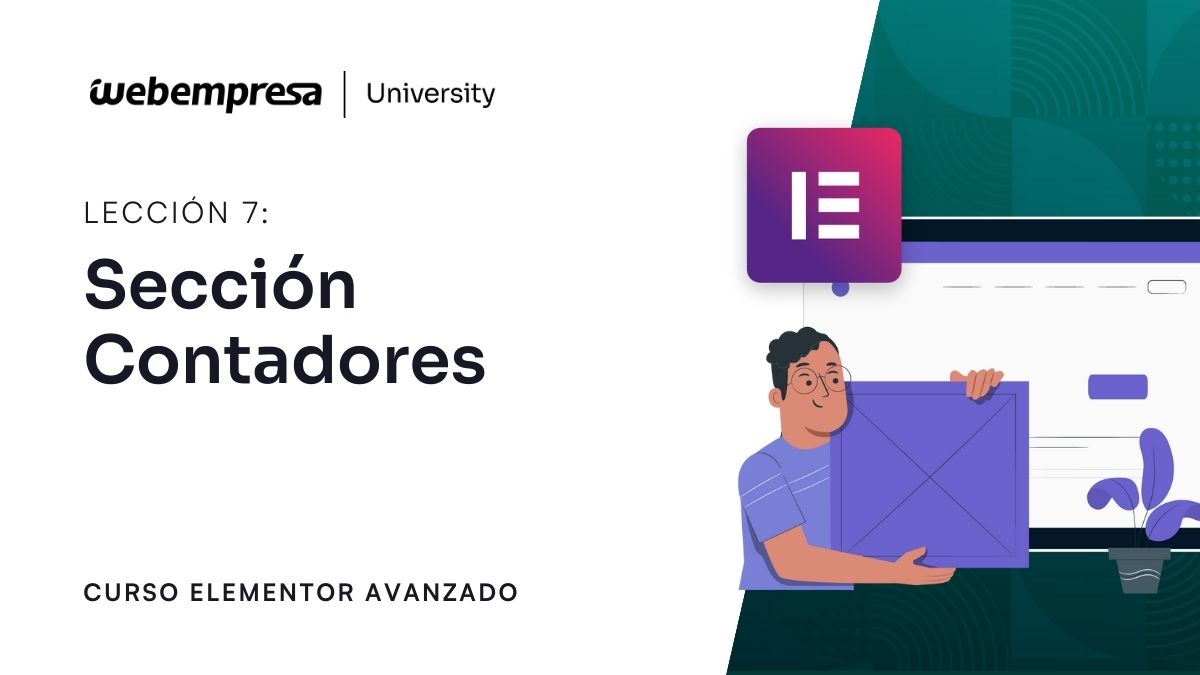 Curso Elementor Avanzado - Sección Contadores