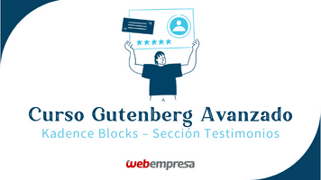 Curso Gutenberg Avanzado - Kadence Blocks - Sección Testimonios