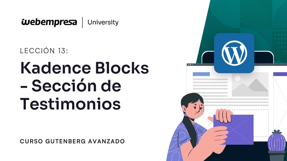 Curso Gutenberg Avanzado - Kadence Blocks - Sección Testimonios