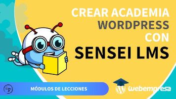 Crear Academia online con WordPress - Módulos de Lecciones