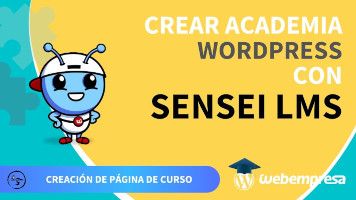 Crear Academia online con WordPress - Creación de página de Curso