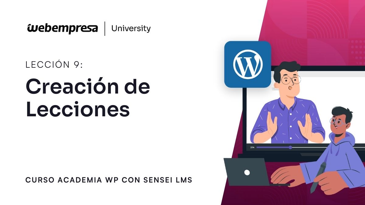 Curso Crear Academia Online Sensei LMS - Creación de Lecciones