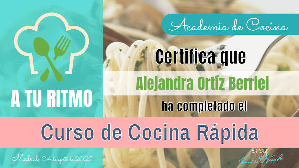 Certificado de un Alumno