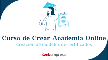 Curso Crear Academia Online Sensei LMS - Creación de modelos de Certificados
