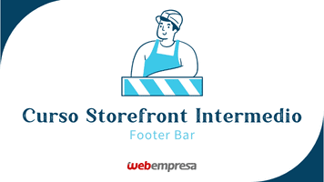 Curso Storefront Intermedio WordPress - Footer Bar