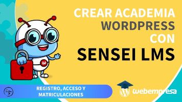 Crear Academia online con WordPress - Registro, Acceso y Matriculaciones