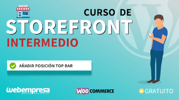 Curso de Storefront Intermedio - Añadir posición Top Bar