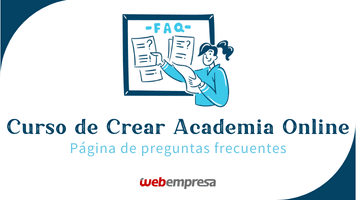 Curso Crear Academia Online Sensei LMS - Página de Preguntas Frecuentes