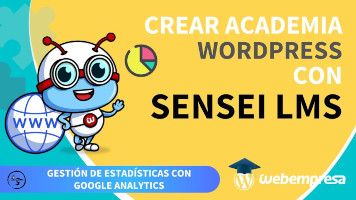 Crear Academia online con WordPress - Gestión de Estadísticas con Google Analytics