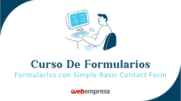 Curso Formularios WordPress - Formularios con Simple Basic Contact Form