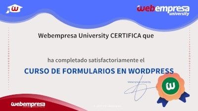 Curso de Formularios en WordPress