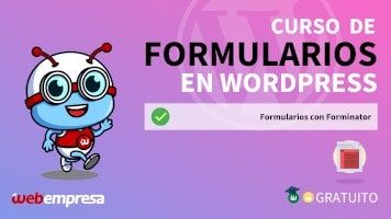Curso de Formularios en WordPress - Formularios con Forminator