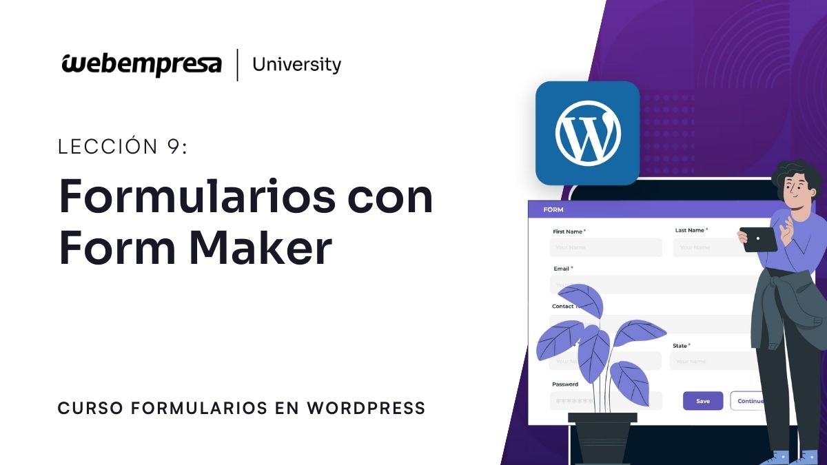 Curso Formularios WordPress - Formularios con Form Maker