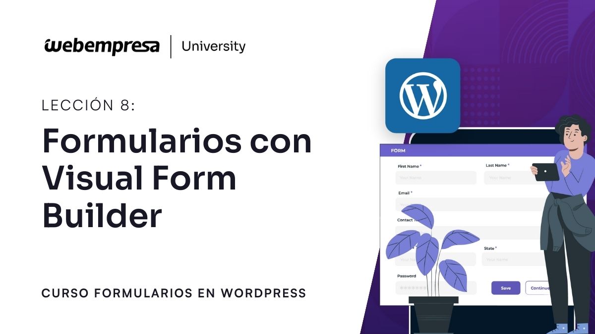 Curso Formularios WordPress - Formularios con Visual Form Builder