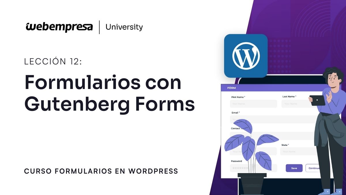 Curso Formularios WordPress - Formularios con Gutenberg Forms