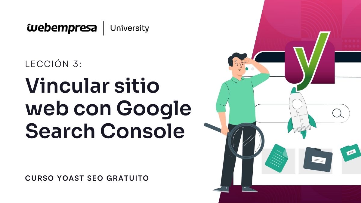 Curso Yoast SEO - Vincular sitio web a Google Search Console