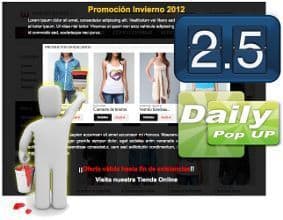 Avisos emergentes con jQuery Daily PopUP en Joomla 2.5 y 3.0