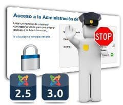 ¿Como detener los intentos de acceso no autorizados al backend de mi web Joomla 2.5 o 3.0?