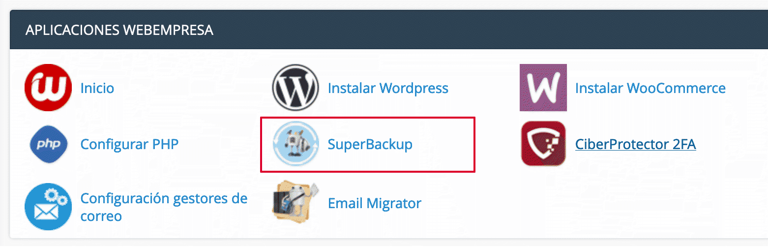 Ubicación Superbackup