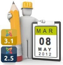 Mostrar la fecha de los artículos nativos de Joomla 2.5 y 3.1 en formato de calendario