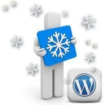 Efecto caída de nieve en WordPress