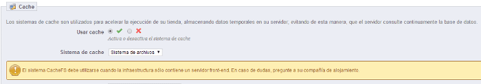 Prestashop caché