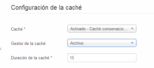 cache joomla velocidad