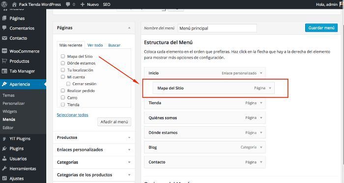 Muestra el mapa de tu sitio web en WordPress - Webempresa