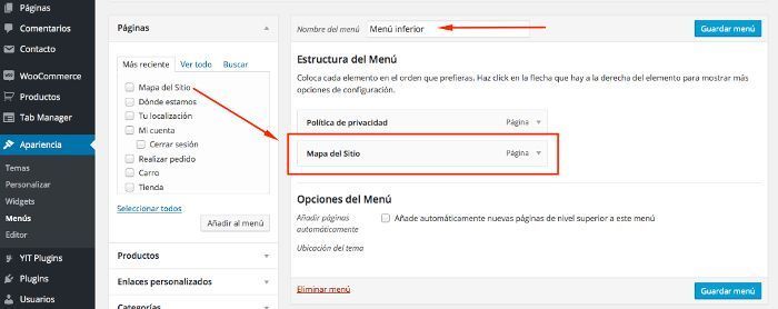 Muestra el mapa de tu sitio web en WordPress - Webempresa