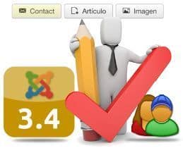 Insertar un contacto con enlace en un artículo de Joomla