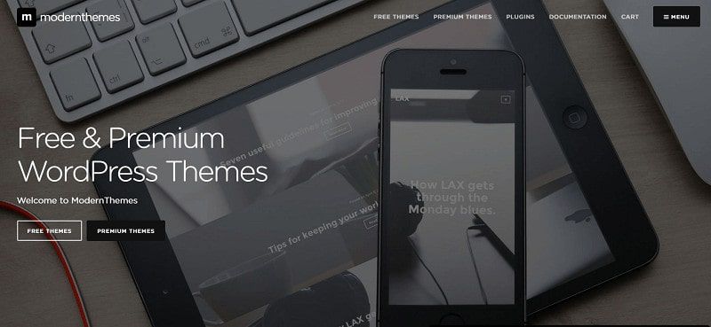 Plantillas Modernthemes para WordPress