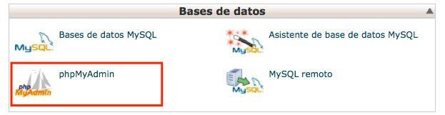 Cambiar el usuario de WordPress desde phpMyAdmin