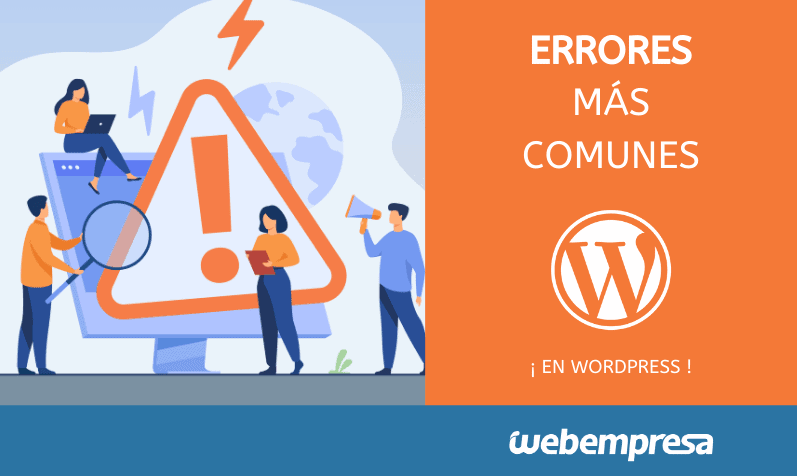 8 errores comunes al empezar con WordPress