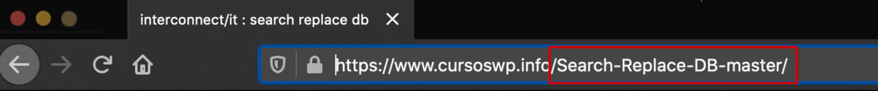 acceso url del script
