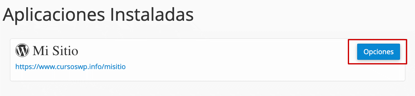 Aplicaciones instaladas