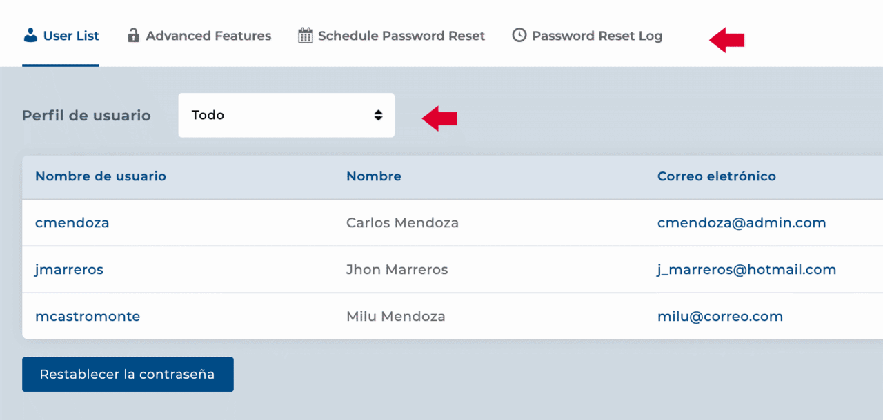 Configuración general plugin