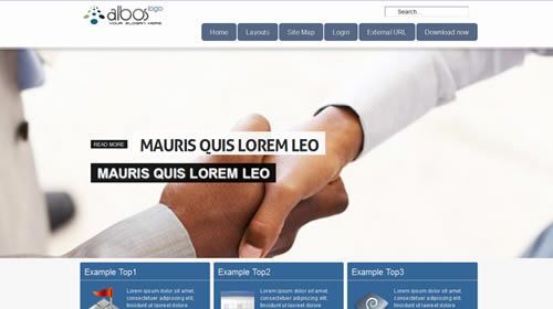 plantilla Joomla responsive Albos