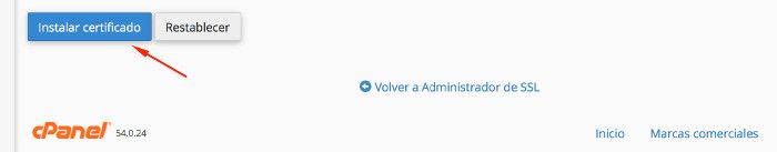 Certificado SSL en cPanel
