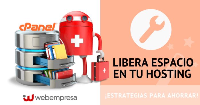 Libera espacio en tu Hosting