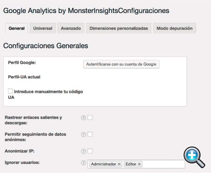 Autenticar Google Analytics