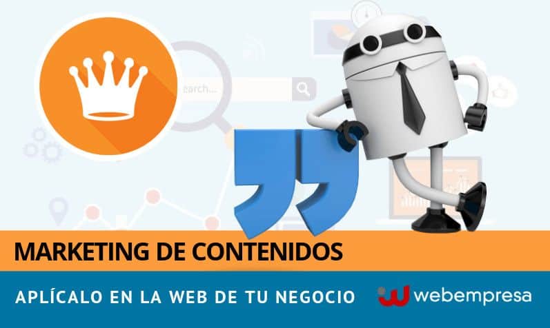 Marketing de Contenidos, aplícalo en la web de tu negocio