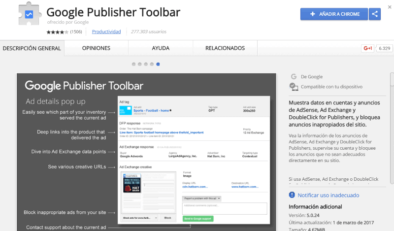 AdSense Publisher Toolbar